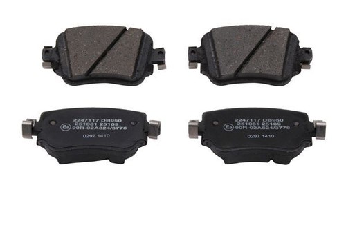 Rear brake pad set for - nk, audi