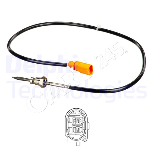 Orange exhaust gas temperature - orange,