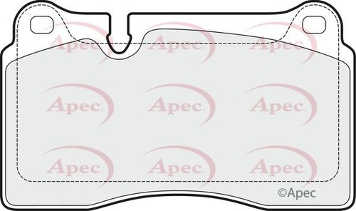 Apec front brake - front, pad
