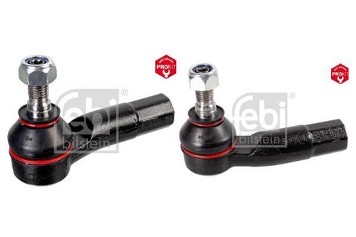 Pair tie track rod - track,