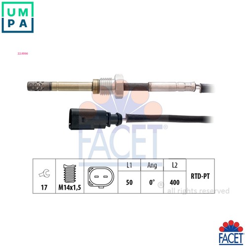 Sensor exhaust gas temperature - sensor,
